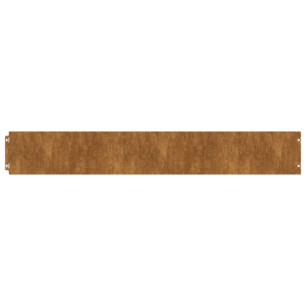 vidaXL Graskanten 20 st 25x103 cm flexibel weervast staal - Aashly