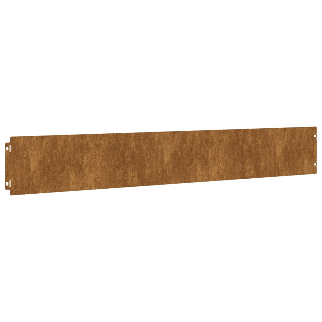 vidaXL Graskanten 20 st 25x103 cm flexibel weervast staal - Aashly