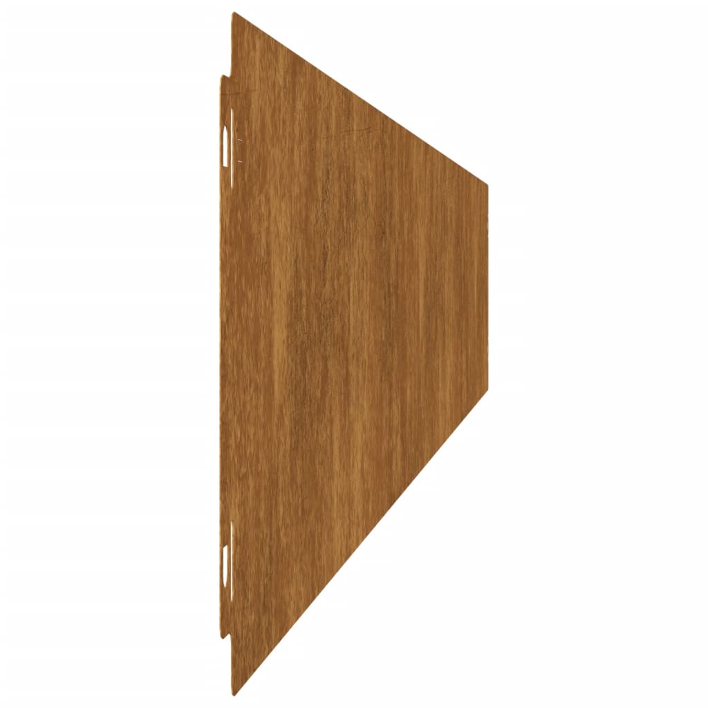 vidaXL Graskanten 20 st 25x103 cm flexibel weervast staal - Aashly