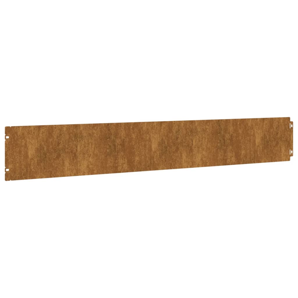 vidaXL Graskanten 20 st 25x103 cm flexibel weervast staal - Aashly