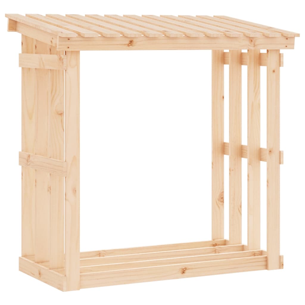vidaXL Haardhoutrek 108x64,5x109 cm massief grenenhout - Aashly