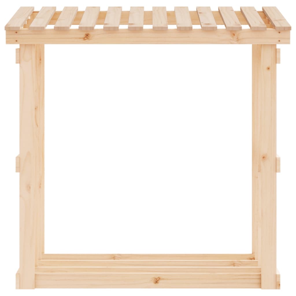 vidaXL Haardhoutrek 108x64,5x109 cm massief grenenhout - Aashly