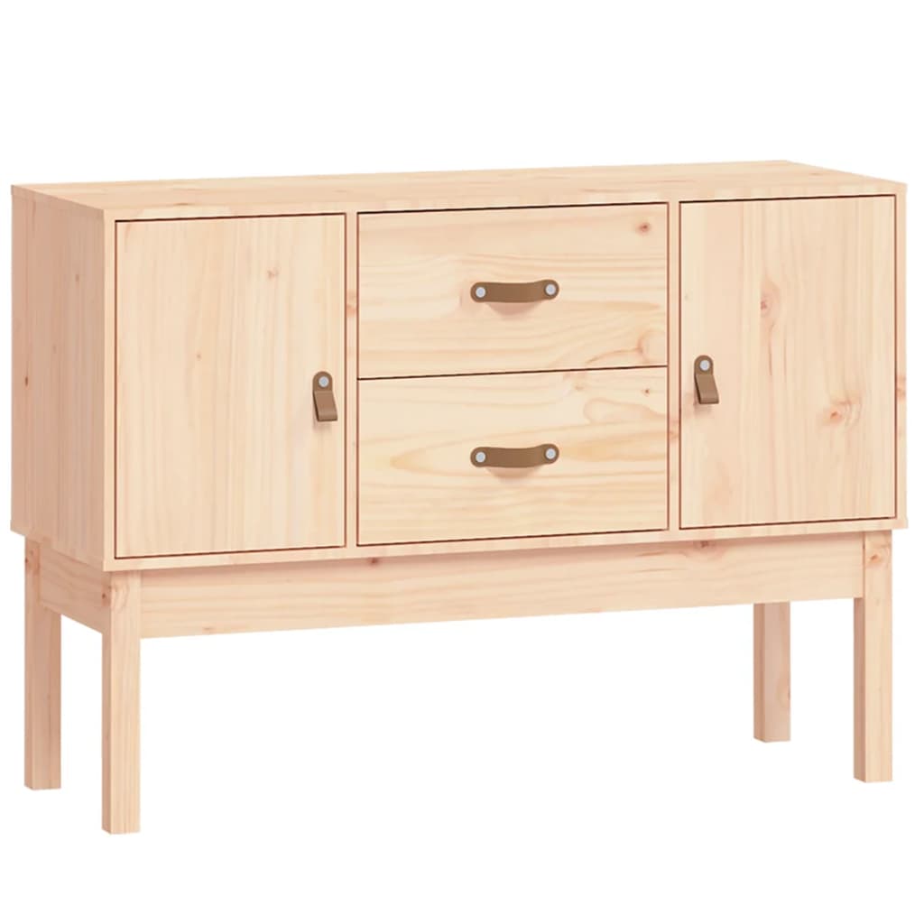vidaXL Dressoir 110x40x78 cm massief grenenhout - Aashly