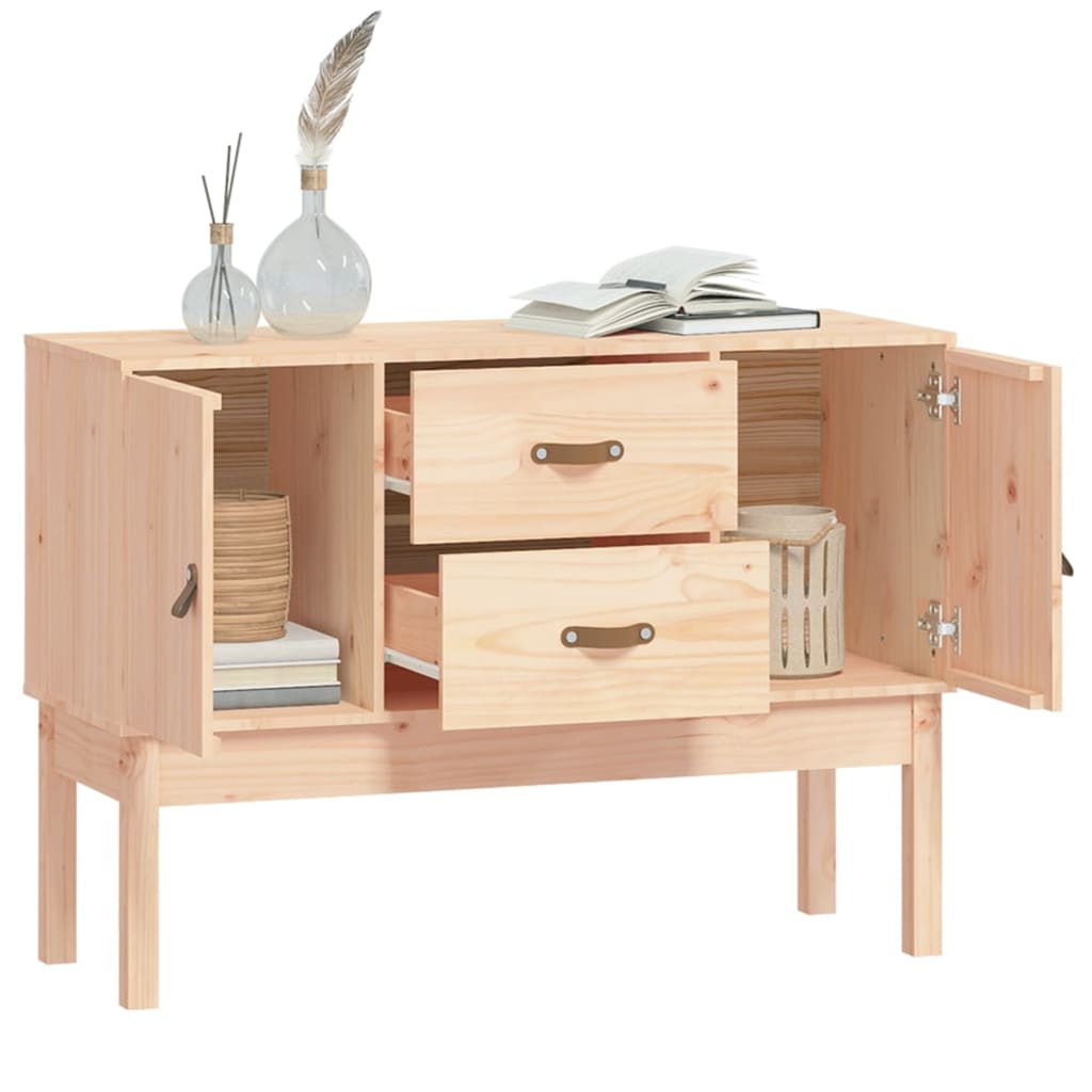 vidaXL Dressoir 110x40x78 cm massief grenenhout - Aashly