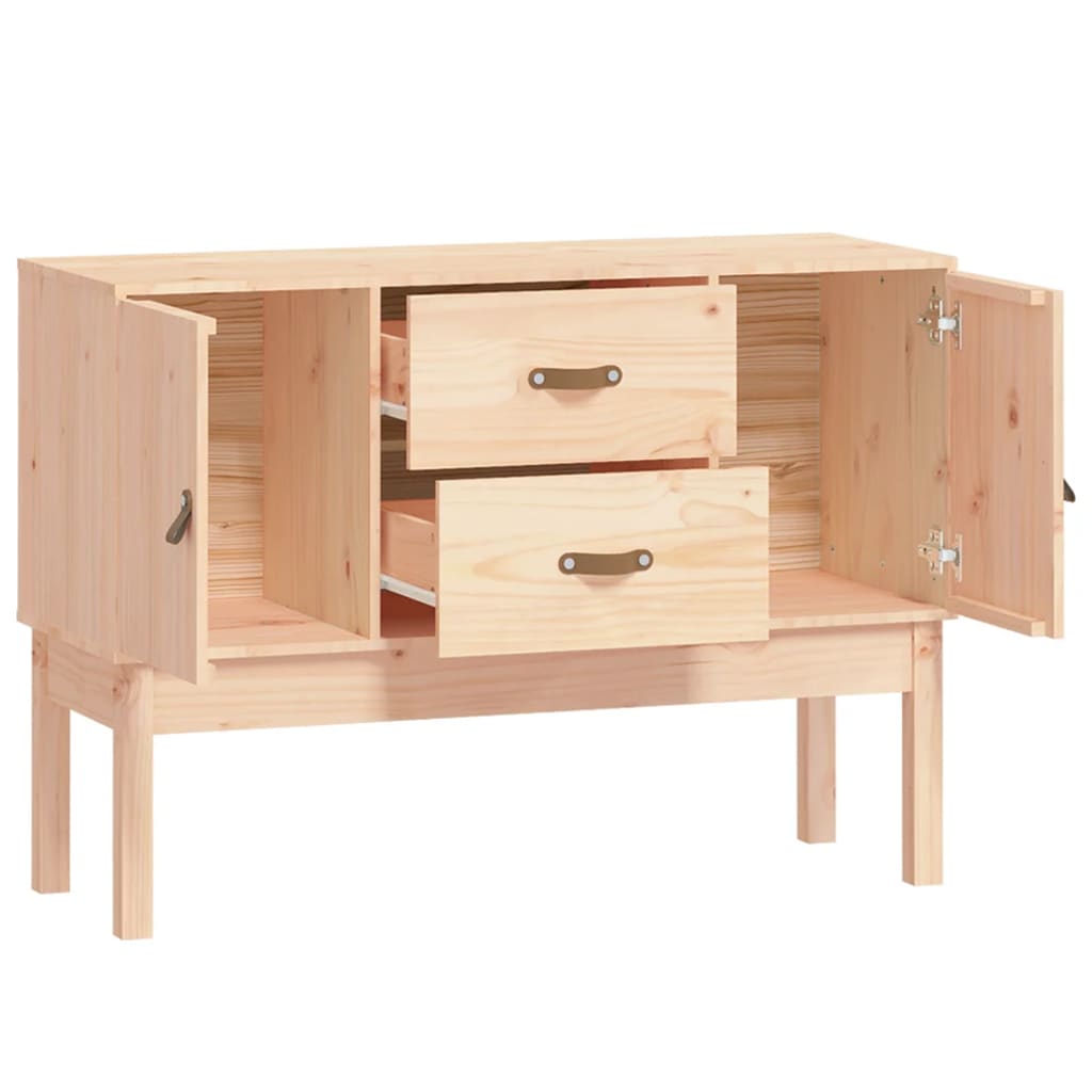 vidaXL Dressoir 110x40x78 cm massief grenenhout - Aashly