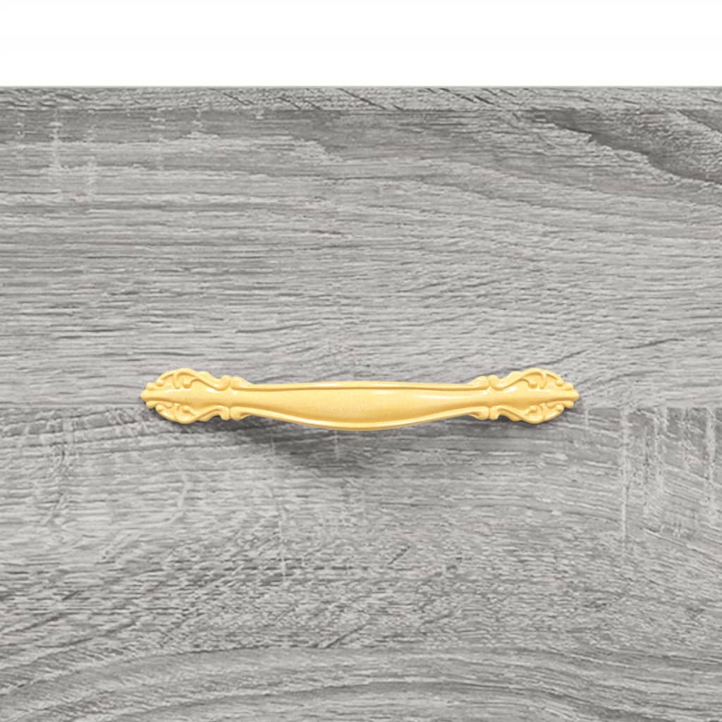 vidaXL Dressoir 69,5x34x90 cm bewerkt hout wit - Aashly