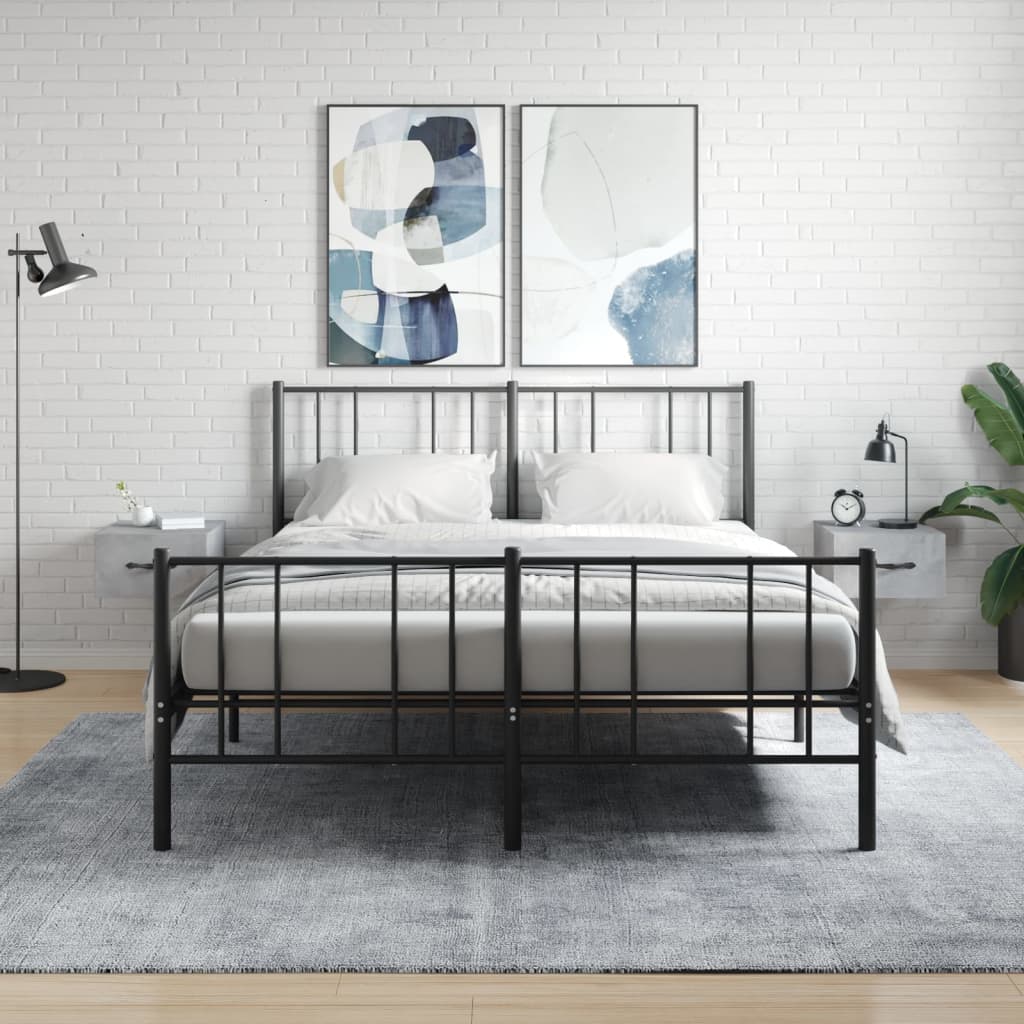 vidaXL Nachtkastjes 2 st wandgemonteerd 35x35x20 cm hoogglans wit - Aashly