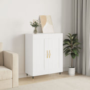 vidaXL Dressoir 69,5x34x90 cm bewerkt hout betongrijs