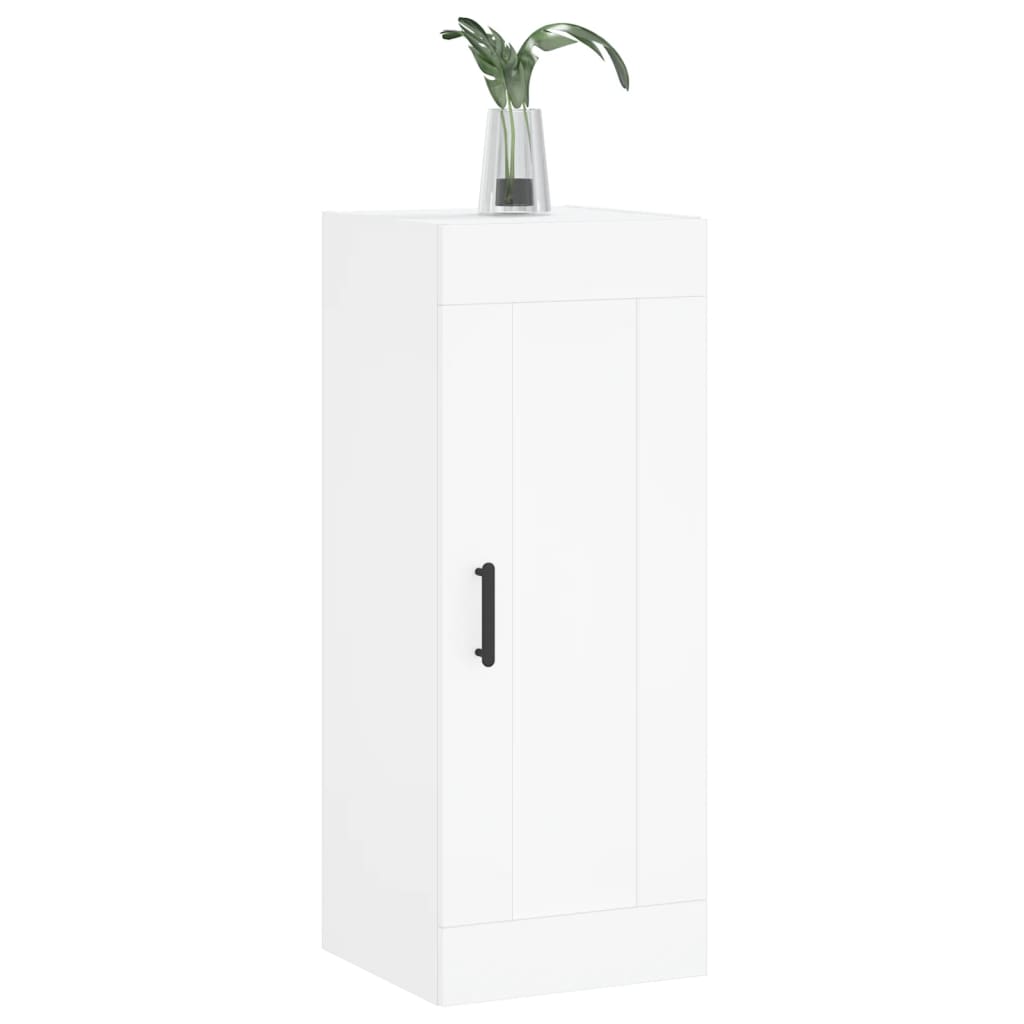 vidaXL Wall Cabinet 34.5x34x90 cm Finished Wood White