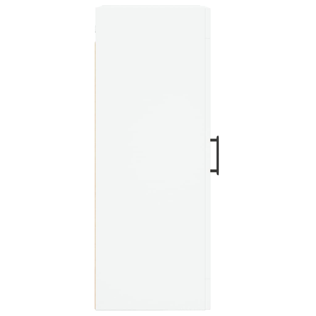 vidaXL Wall Cabinet 34.5x34x90 cm Finished Wood White