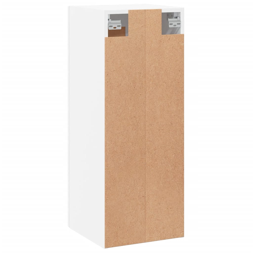 vidaXL Wall Cabinet 34.5x34x90 cm Finished Wood White