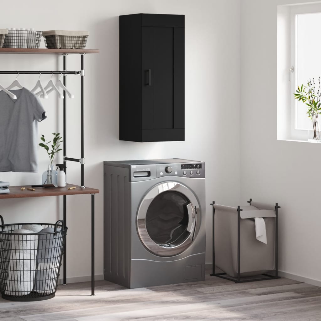 vidaXL Wall Cabinet 34.5x34x90 cm Finished Wood White