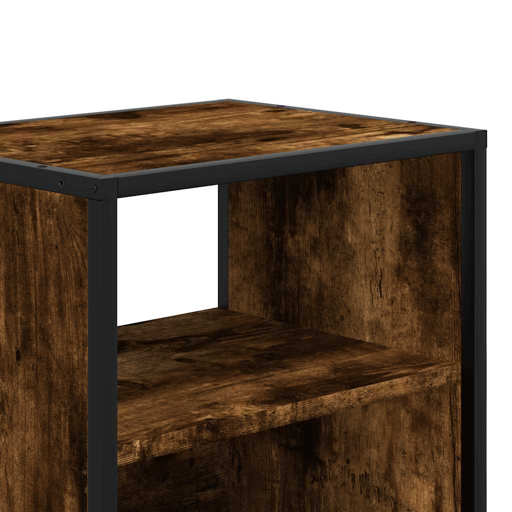 vidaXL Nachtkastje wandgemonteerd 40x31x39,5cm grijs sonoma eikenkleur - Aashly