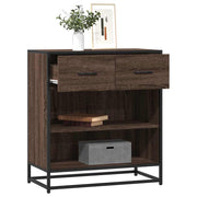 vidaXL Dressoir 68x35x76 cm bewerkt hout sonoma eikenkleurig - Aashly