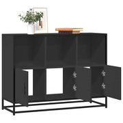 vidaXL Dressoir 100x35x76 cm bewerkt hout gerookt eikenkleurig - Aashly