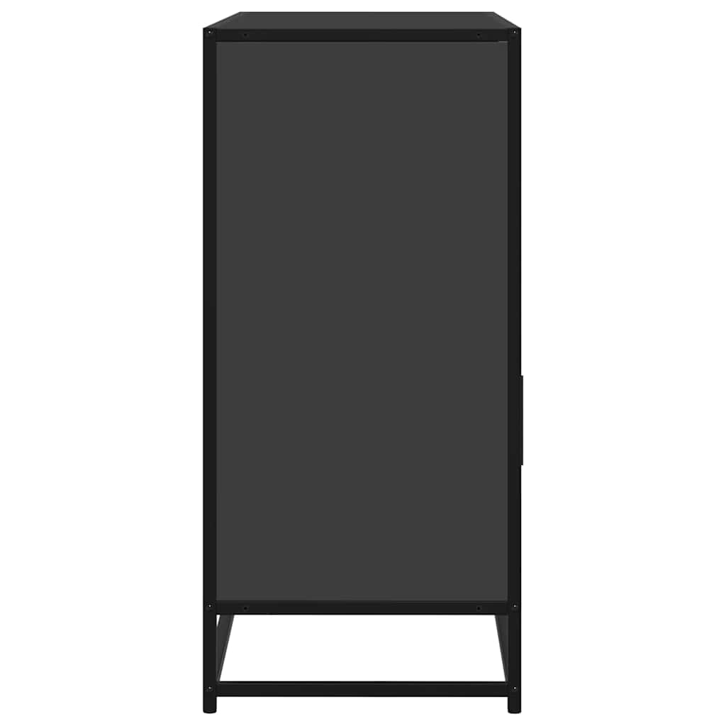 vidaXL Dressoir 100x35x76 cm bewerkt hout gerookt eikenkleurig - Aashly