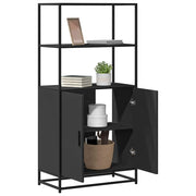 vidaXL Hoge kast 68x35x139cm bewerkt hout en metaal grijs sonoma eiken - Aashly