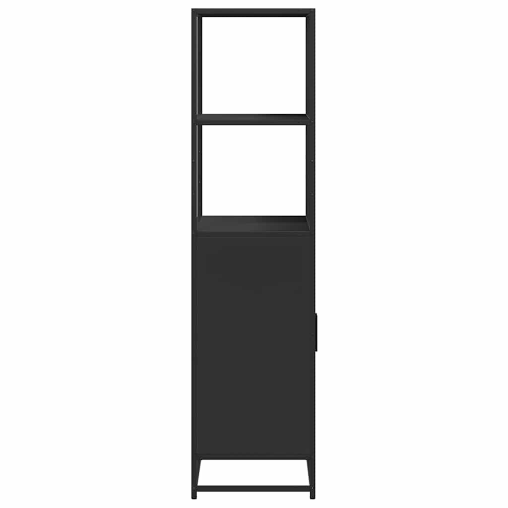 vidaXL Hoge kast 68x35x139cm bewerkt hout en metaal grijs sonoma eiken - Aashly