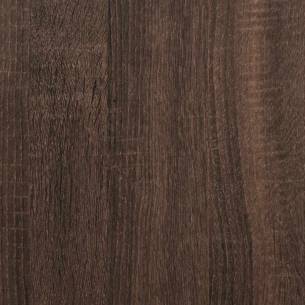 vidaXL Badkamerkast 35x37,5x166cm bewerkt hout grijs sonoma eikenkleur - Aashly