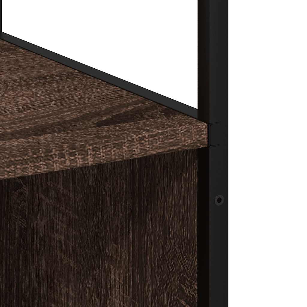 vidaXL Badkamerkast 35x37,5x166cm bewerkt hout grijs sonoma eikenkleur - Aashly