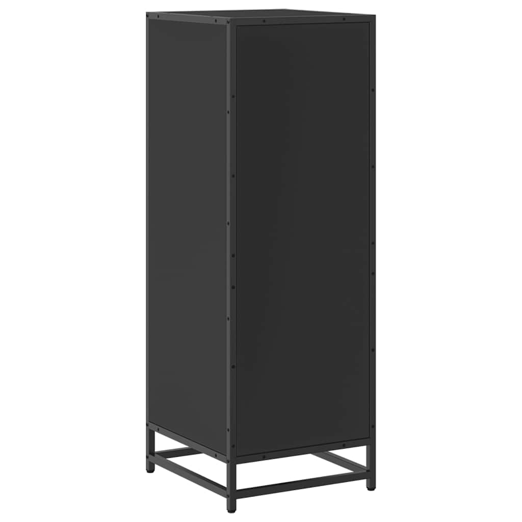 vidaXL Badkamerkast 35x37,5x100 cm bewerkt hout bruin eikenkleur - Aashly