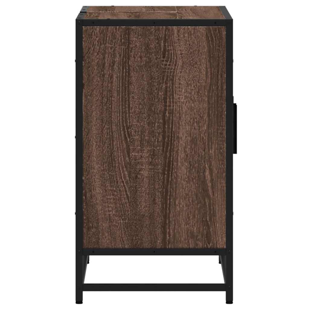 vidaXL Wastafelkast 90x33x60 cm bewerkt hout sonoma eikenkleurig - Aashly