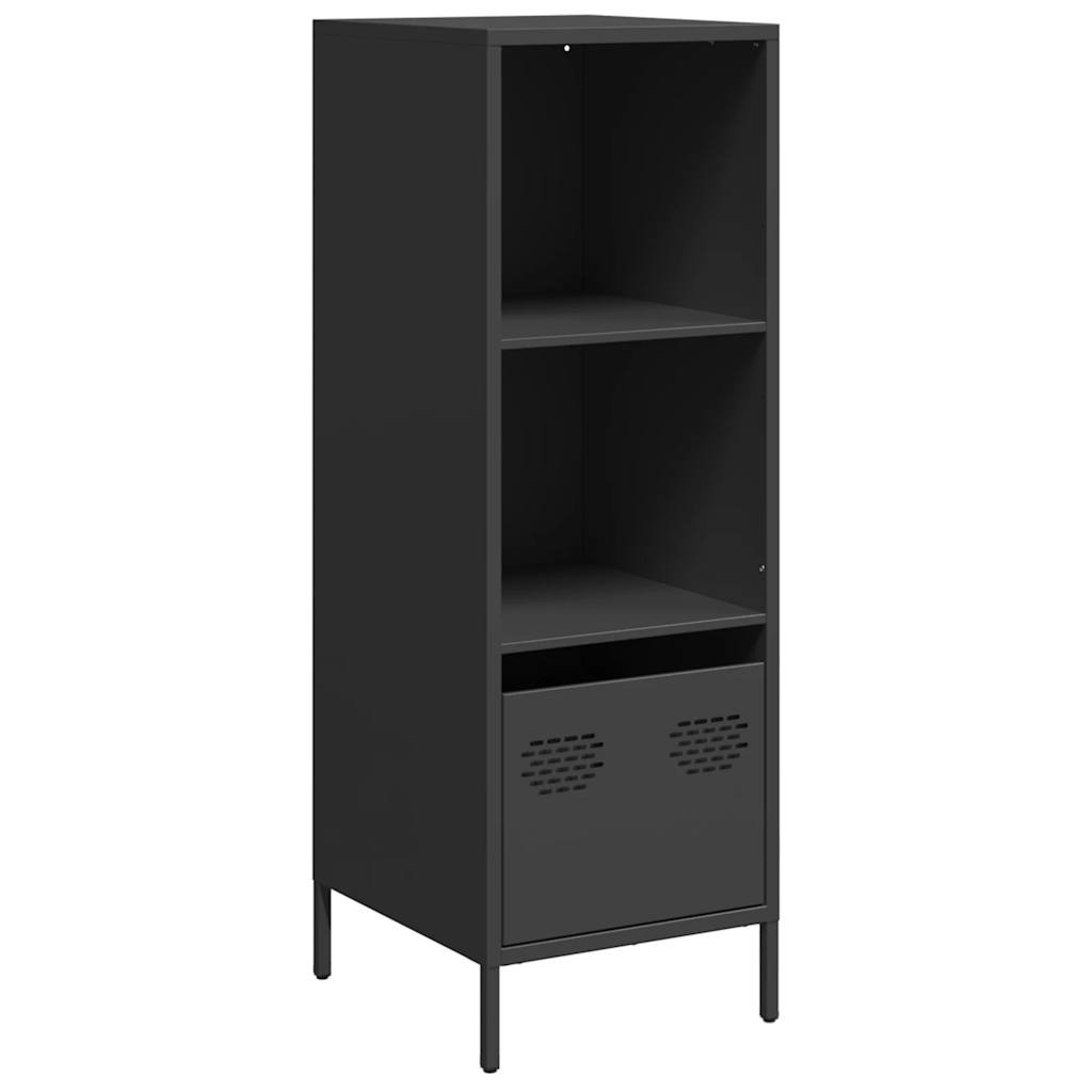 vidaXL Hoge kast 68x39x103,5 cm staal mosterdgeel - Aashly