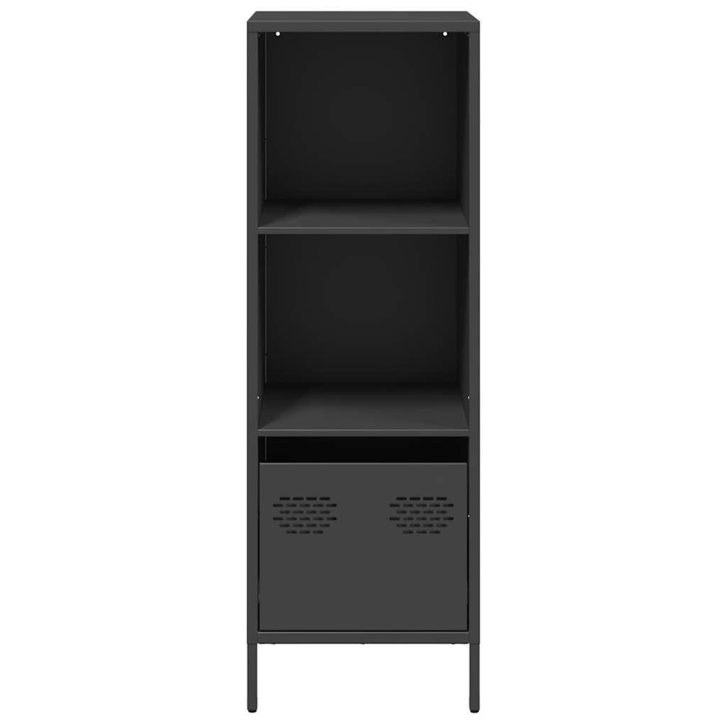 vidaXL Hoge kast 68x39x103,5 cm staal mosterdgeel - Aashly