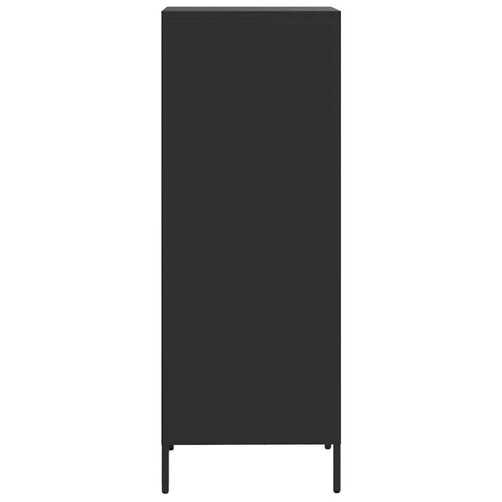 vidaXL Hoge kast 68x39x103,5 cm staal mosterdgeel - Aashly