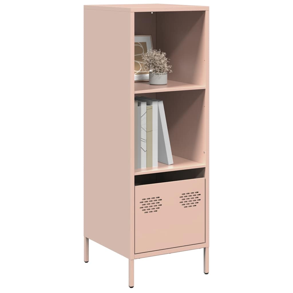 vidaXL Hoge kast 68x39x103,5 cm staal mosterdgeel - Aashly