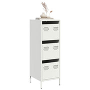 vidaXL Hoge kast 39x35x103,5 cm staal mosterdgeel - Aashly