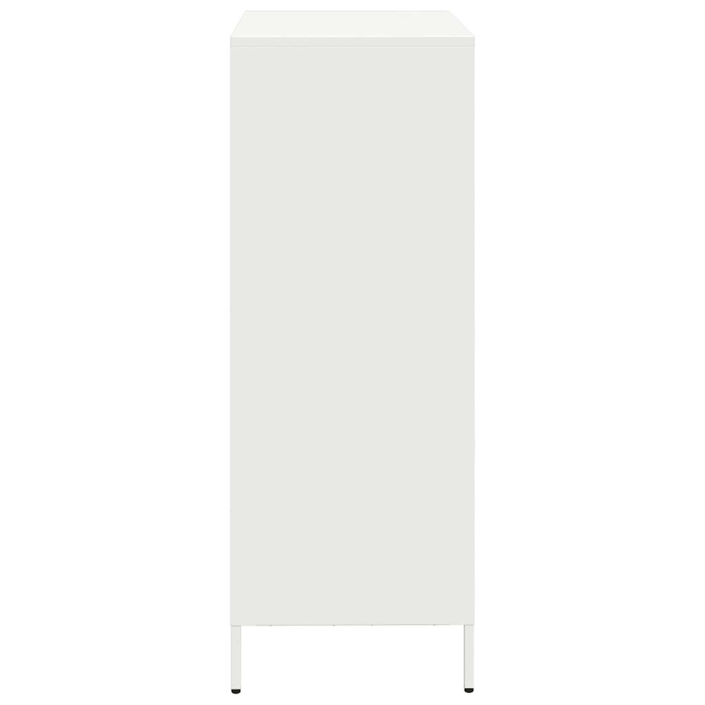 vidaXL Hoge kast 39x35x103,5 cm staal mosterdgeel - Aashly