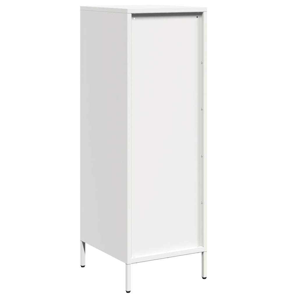 vidaXL Hoge kast 39x35x103,5 cm staal mosterdgeel - Aashly