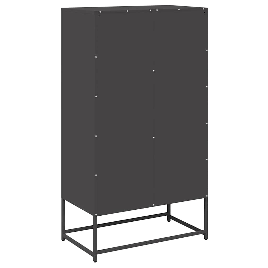vidaXL Hoge kast 68x39x123 cm staal olijfgroen - Aashly