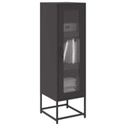 vidaXL Hoge kast 36x39x123 cm koudgewalst staal antracietkleurig - Aashly