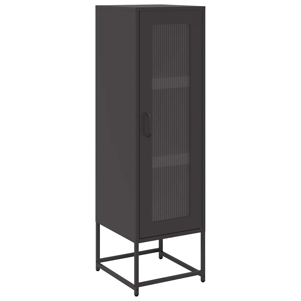 vidaXL Hoge kast 36x39x123 cm koudgewalst staal antracietkleurig - Aashly