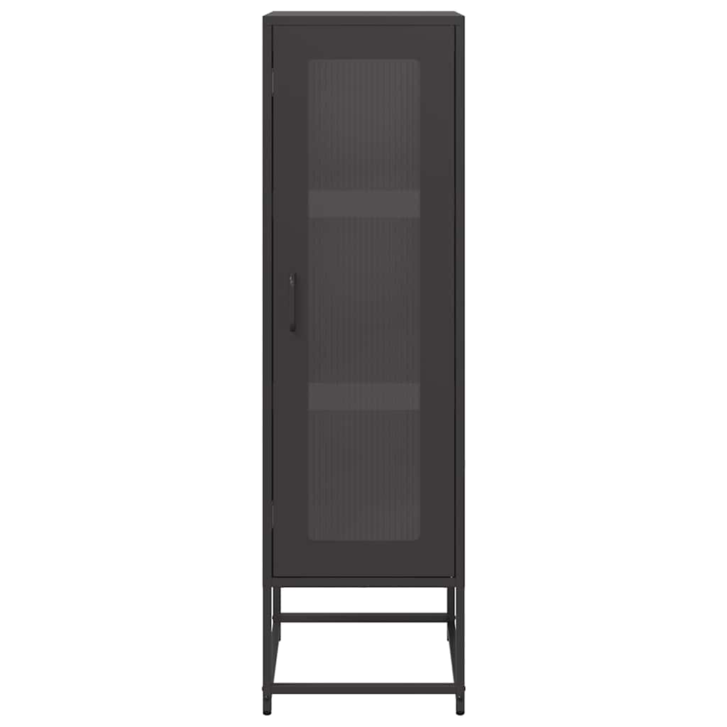 vidaXL Hoge kast 36x39x123 cm koudgewalst staal antracietkleurig - Aashly
