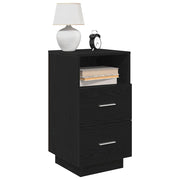 vidaXL Nachtkastjes 2 st met 2 lades 36x36x68 cm bruin eikenkleurig - Aashly