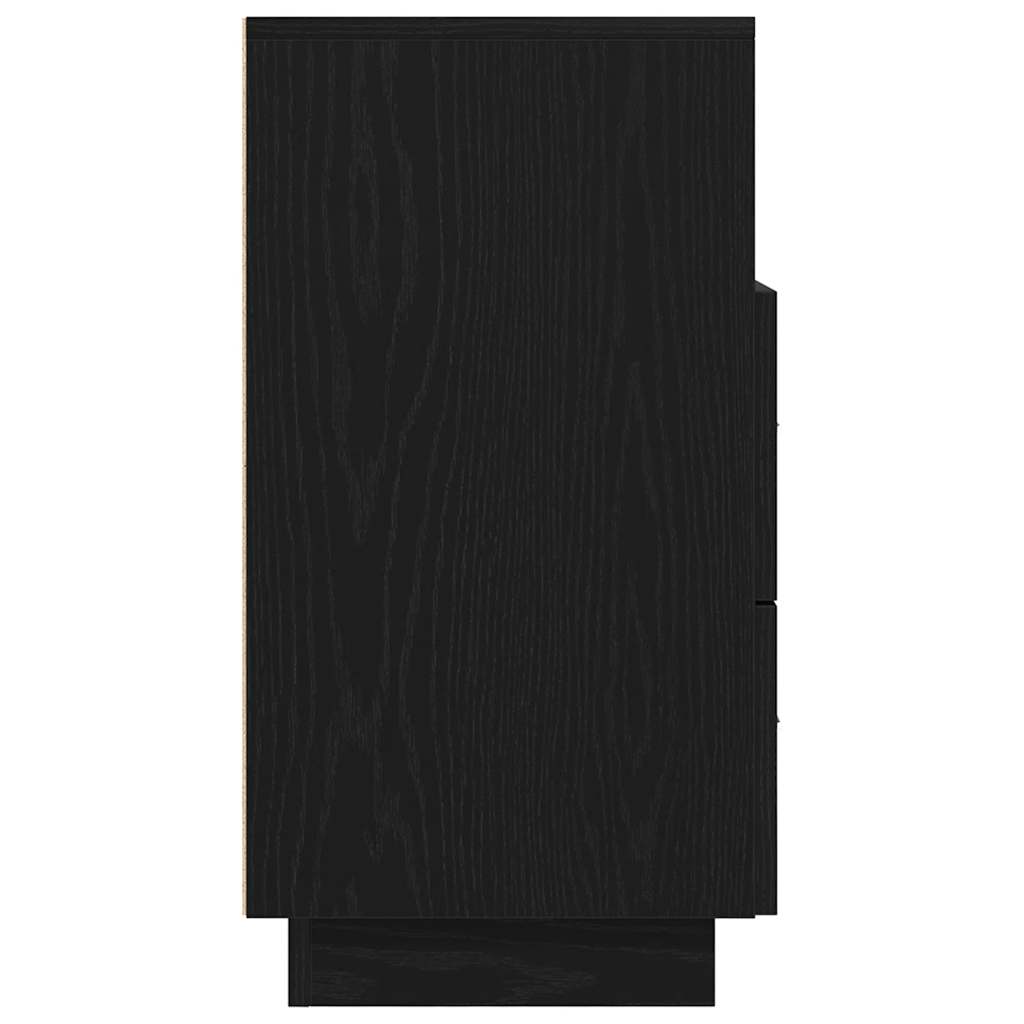 vidaXL Nachtkastjes 2 st met 2 lades 36x36x68 cm bruin eikenkleurig - Aashly