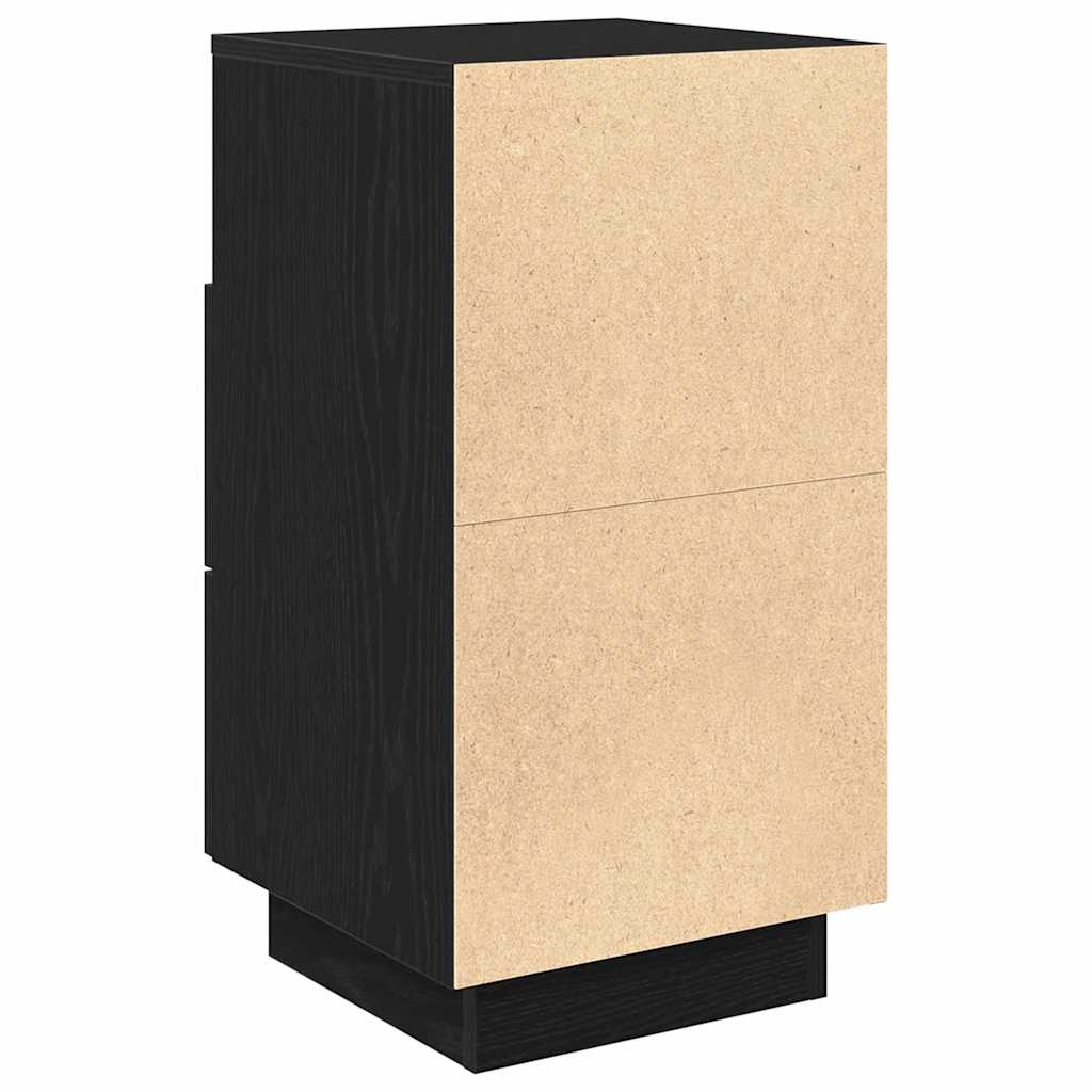 vidaXL Nachtkastjes 2 st met 2 lades 36x36x68 cm bruin eikenkleurig - Aashly