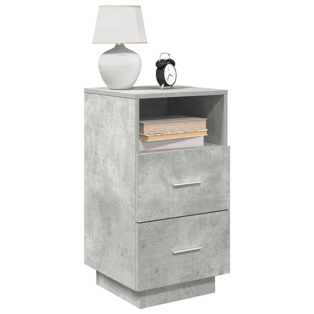 vidaXL Nachtkastjes 2 st met 2 lades 36x36x68 cm bruin eikenkleurig - Aashly