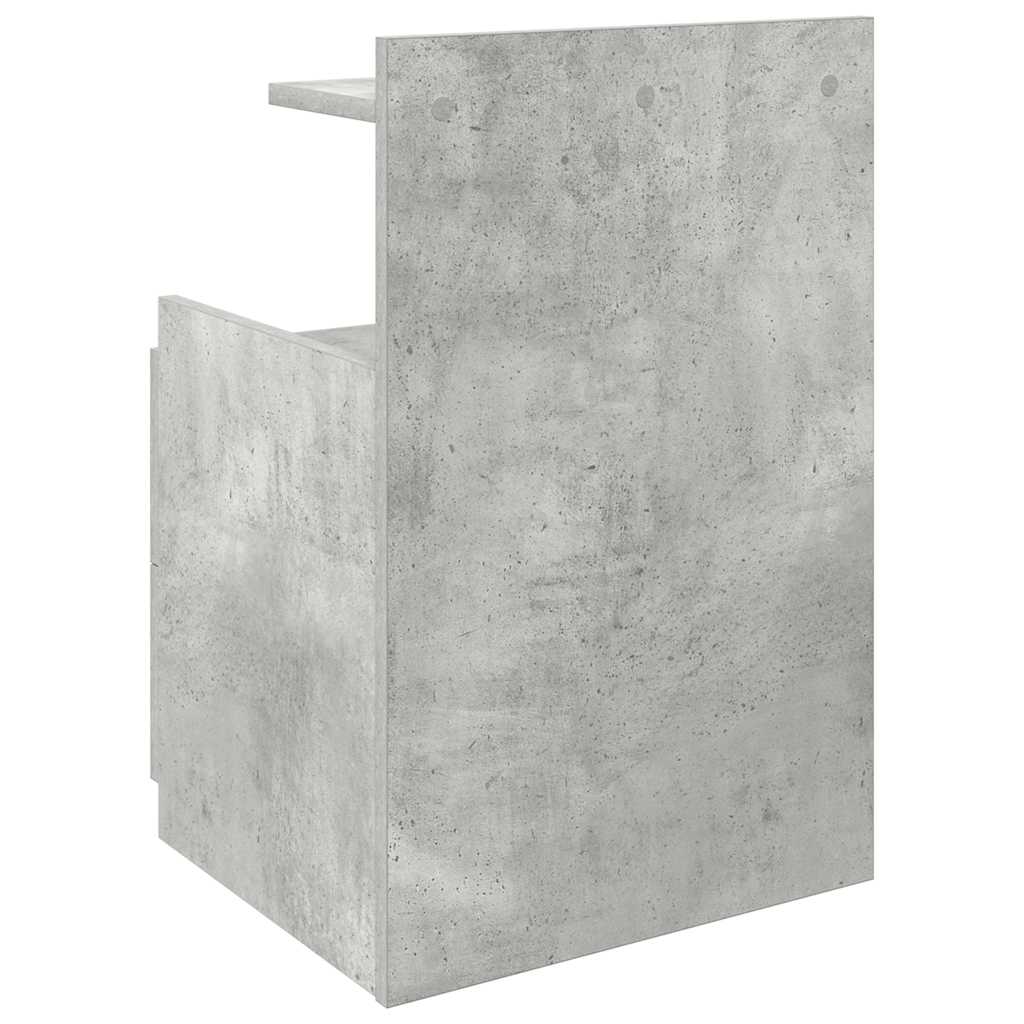 vidaXL Nachtkastjes 2 st met 2 lades 40x36,5x62 cm grijs sonoma eiken - Aashly