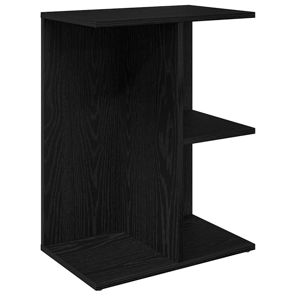 vidaXL Nachtkastjes 2 st 46,5x29x61 cm bewerkt hout betongrijs - Aashly