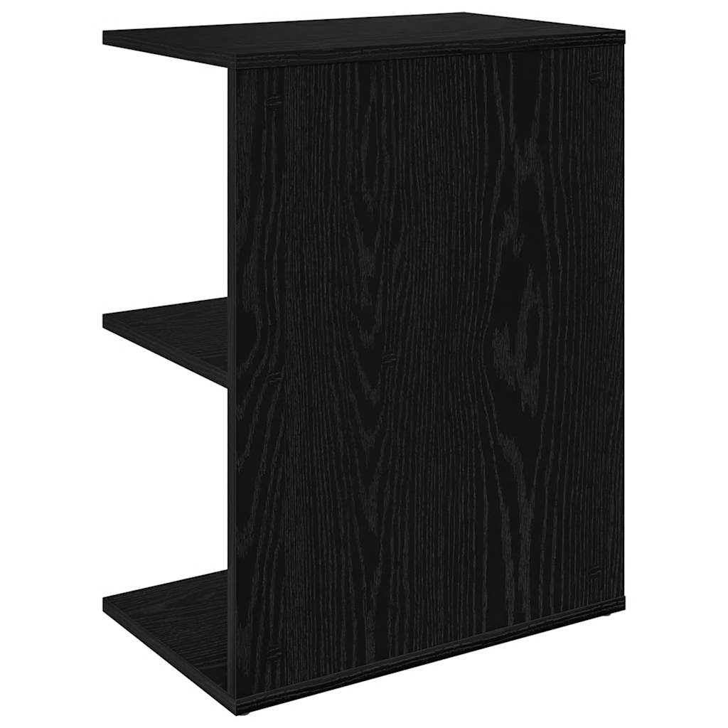 vidaXL Nachtkastjes 2 st 46,5x29x61 cm bewerkt hout betongrijs - Aashly