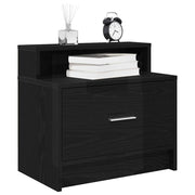 vidaXL Nachtkastje met lade 51x31x47 cm betongrijs - Aashly