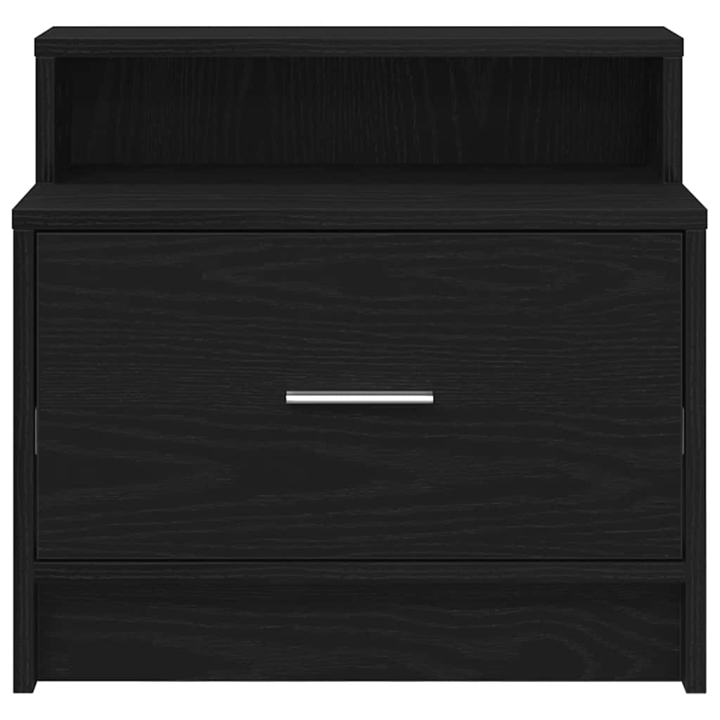 vidaXL Nachtkastje met lade 51x31x47 cm betongrijs - Aashly