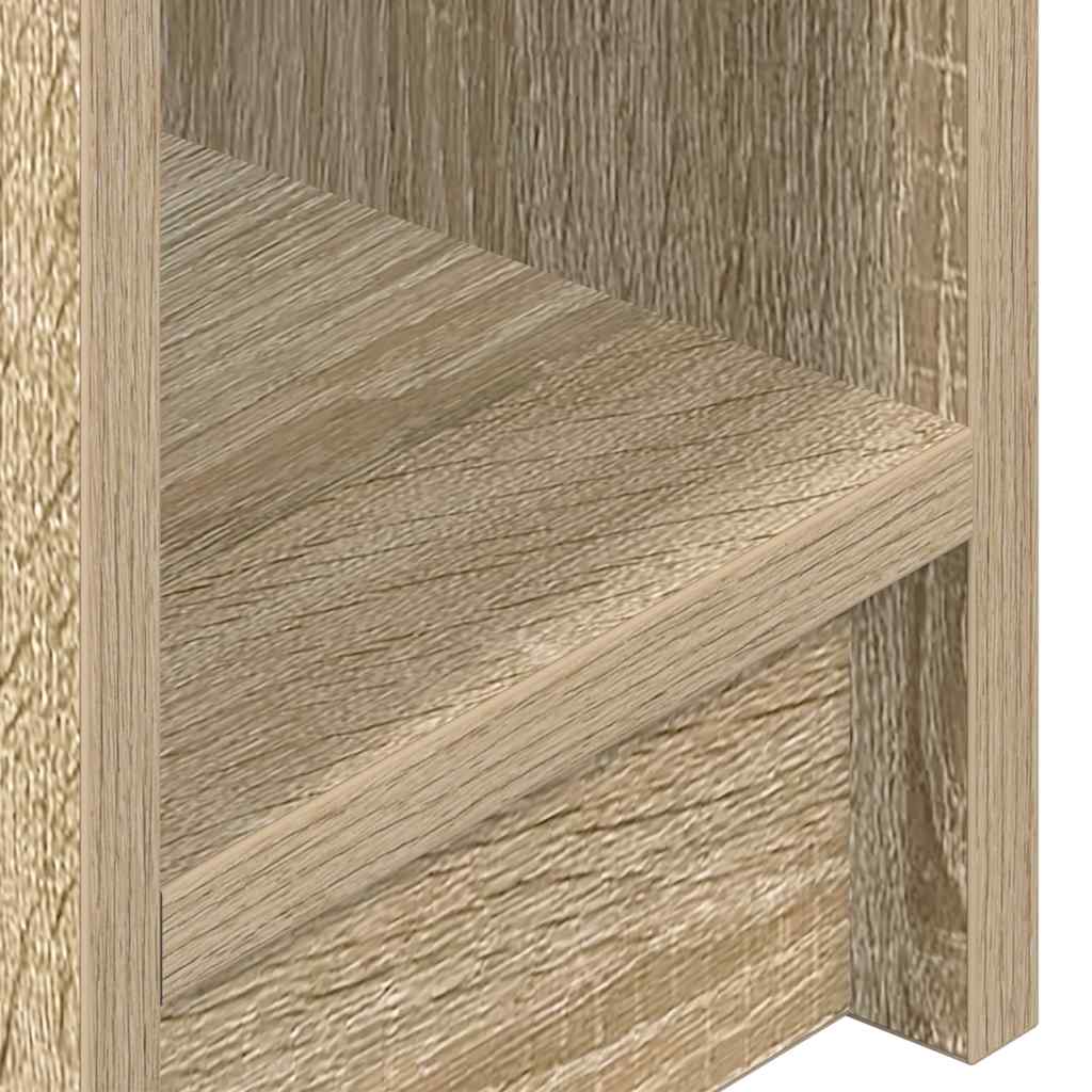 vidaXL Nachtkastjes 2 st met lade 20x36x60 cm artisanaal eikenkleurig - Aashly
