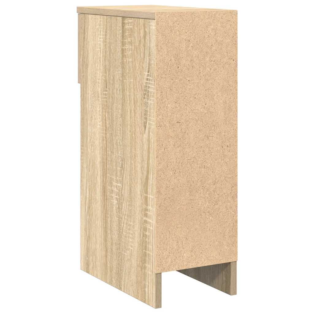 vidaXL Nachtkastjes 2 st met lade 20x36x60 cm artisanaal eikenkleurig - Aashly