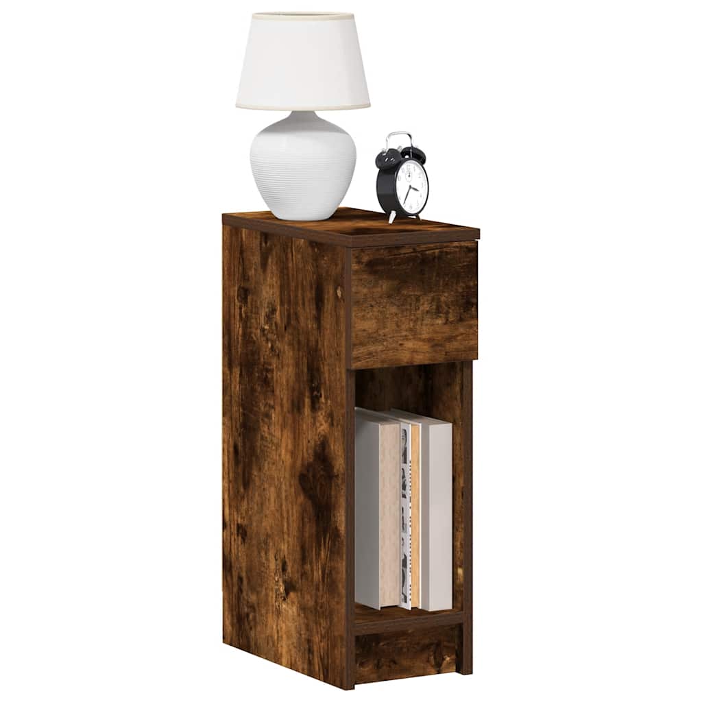 vidaXL Nachtkastjes 2 st met lade 20x36x60 cm artisanaal eikenkleurig - Aashly