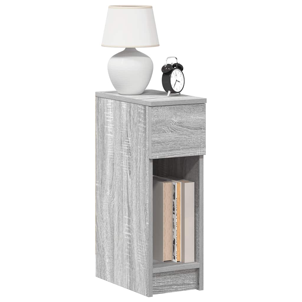 vidaXL Nachtkastjes 2 st met lade 20x36x60 cm artisanaal eikenkleurig - Aashly